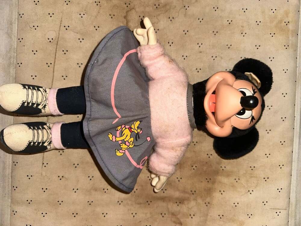 Applause Disney Minnie Mouse Sock Hop Poodle Skirt Doll
